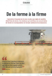 De la ferme &agrave; la firme