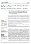 Challenges and perspectives of social farming in north-eastern Italy: the farmers view
