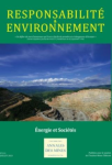 Annales des mines - Responsabilit&eacute; & environnement, n. 111 - Juillet 2023 - &Eacute;nergies et soci&eacute;t&eacute;s