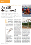 Maroc : au d&eacute;fi de la raret&eacute;