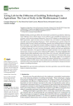 Living lab for the diffusion of enabling technologies in agriculture: the case of Sicily in the Mediterranean context