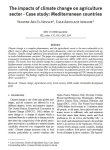 The impacts of climate change on agriculture sector  Case study: Mediterranean countries