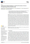 Enhancing climate resilience and food security in Greece through agricultural biodiversity