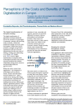 Perceptions of the costs and benefits of farm digitalisation in Europe