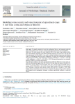 Modelling water scarcity and water footprint of agricultural crops: a case from a semi-arid region in Morocco