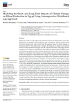Modeling the short- and long-term impacts of climate change on wheat production in Egypt using autoregressive distributed lag approach