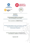 Imported deforestation in the cocoa sector: life cycle assessment and compliance with the EU deforestation regulation