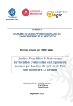 Analyse dune fili&egrave;re de bio&eacute;conomie territorialis&eacute;e
