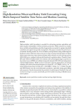 High-resolution wheat and barley yield forecasting using multi-temporal satellite time series and machine learning