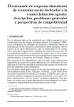 El entramado de empresas almerienses de econom&iacute;a social dedicadas a la comercializaci&oacute;n agraria: descripci&oacute;n, problemas generales y perspectivas de competitividad