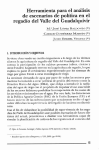 Herramienta para el an&aacute;lisis de escenarios de pol&iacute;tica en el regad&iacute;o del Valle del Guadalquivir