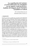 La contribuci&oacute;n del turismo a la diversificaci&oacute;n de actividades en un espacio rural perif&eacute;rico. An&aacute;lisis del impacto de la Iniciativa LEADER en Galicia
