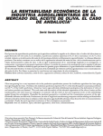 La rentabilidad econ&oacute;mica de la industria agroalimentaria en el mercado del aceite de oliva. El caso de Andaluc&iacute;a