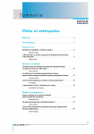P&ocirc;les et m&eacute;tropoles