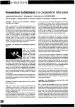 Formation &agrave; distance : la coop&eacute;ration inter-pays