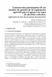 Construcci&oacute;n participativa de un modelo de gesti&oacute;n de la explotaci&oacute;n agr&iacute;cola para el apoyo a la toma de decisi&oacute;n colectiva. Aplicaci&oacute;n al caso de la cuenca Aveyron-L&egrave;re