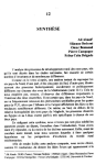 Synth&egrave;se
