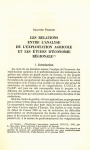 Les relations entre l'analyse de l'exploitation agricole et les &eacute;tudes d'&eacute;conomie r&eacute;gionale