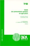 Etude des ph&eacute;nom&egrave;nes spatiaux en agriculture