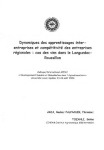 Dynamiques des apprentissages inter-entreprises et comp&eacute;titivit&eacute; des entreprises r&eacute;gionales : cas des vins dans le Languedoc-Roussillon