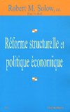 R&eacute;forme structurelle et politique &eacute;conomique