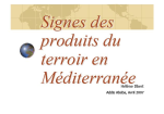 Signes des produits du terroir en M&eacute;diterran&eacute;e