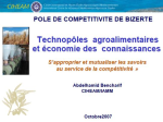 Technop&ocirc;les agroalimentaires et &eacute;conomie des connaissances