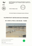 Valorisation et gestion des eaux d'&eacute;pandage de l'Oued El Fekka &agrave; Sidi Bouzid - Tunisie