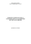 Enqu&ecirc;te nationale sur la consommation et les d&eacute;penses des m&eacute;nages 2000-2001 : rapport de synth&egrave;se