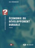 Economie du d&eacute;veloppement durable