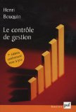 Le contr&ocirc;le de gestion : contr&ocirc;le de gestion, contr&ocirc;le d'entreprise et gouvernance