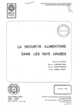 La s&eacute;curit&eacute; alimentaire dans les pays arabes