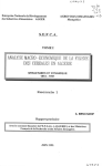 Programme SEFCA [Strat&eacute;gies d'Entreprises de la Fili&egrave;re C&eacute;r&eacute;ales en Alg&eacute;rie] : Tome I. Analyse macro-&eacute;conomique de la fili&egrave;re des c&eacute;r&eacute;ales en Alg&eacute;rie. Structures et dynamique 1964-1991. Fascicules 1 et 2. Rapport provisoire