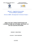Analyse des caract&eacute;ristiques de l'agriculture du littoral en Italie
