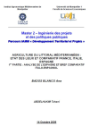 Agriculture du littoral m&eacute;diterran&eacute;en : &eacute;tat des lieux et comparatif France, Italie, Espagne. 1&egrave;re partie : analyse de l'Espagne et bref comparatif italo-espagnol