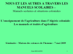 L'enseignement de l'agriculture dans l'Alg&eacute;rie coloniale