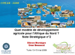 Quel mod&egrave;le de d&eacute;veloppement agricole pour l'Afrique du Nord ?