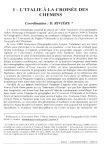 L'Italie &agrave; la crois&eacute;e des chemins