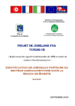 Identification de cr&eacute;neaux porteurs du secteur agroalimentaire dans la r&eacute;gion de Bizerte