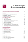 Cinquante ans de consommation en France : &Eacute;dition 2009
