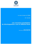 Les nouveaux paradigmes du d&eacute;veloppement rural en M&eacute;diterran&eacute;e