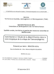 Contribution &agrave; l'&eacute;tude de la d&eacute;sertification dans la zone steppique de la wilaya de Tlemcen (Alg&eacute;rie)
