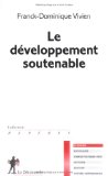 Le d&eacute;veloppement soutenable