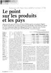 Echanges UE-Pays tiers m&eacute;diterran&eacute;ens (PTM) : le point sur les produits et les pays