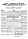 Impact de la crise financi&egrave;re sur les objectifs du mill&eacute;naire pour le d&eacute;veloppement dans les pays en voie de d&eacute;veloppement: cas de la Tunisie