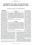 Investigation de la relation entre les ressources naturelles et le d&eacute;veloppement r&eacute;gional en Gr&egrave;ce