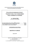 Evaluation &eacute;conomique du projet : transport rural pour l'enseignement public sup&eacute;rieur ou technique