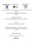Le r&ocirc;le des politiques publiques et de la soci&eacute;t&eacute; civile dans la sensibilisation des acteurs &agrave; la gestion des pesticides