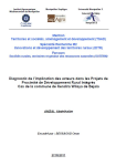 Diagnostic de l'implication des acteurs dans les Projets de Proximit&eacute; de D&eacute;veloppement Rural Int&eacute;gr&eacute;s [PPDRI]