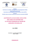 Les produits locaux dans l'&eacute;volution des canaux de distribution